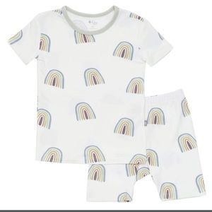 Kyte Baby 2 piece short sleeve Aloe Rainbow